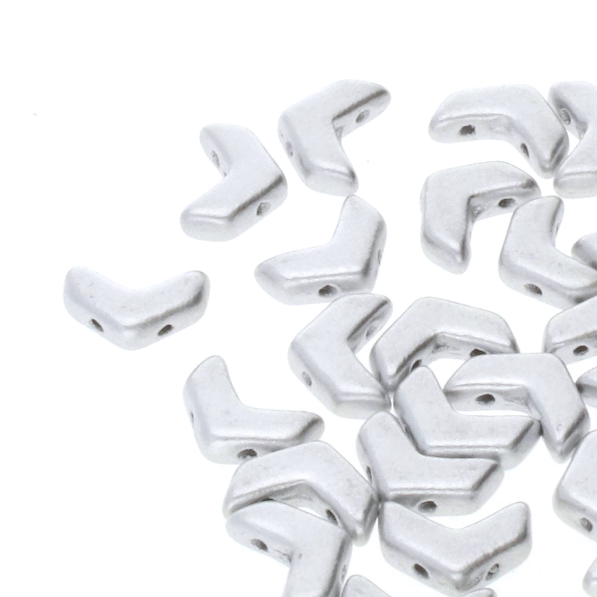 The Beadsmith® Chevron Duo 2-Hole Czech Glass Beads